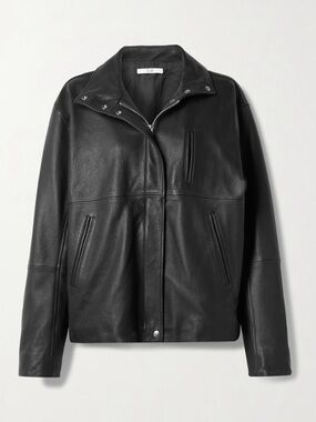 CO Collection Oversize Calfskin LeatherJacket